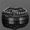 Roman King Bracelets - Black - Gold - Roman - Silver - Bangle