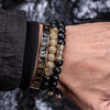 Roman Royal Pulseiras Bracelets - Black - Royal - Gold - Bangle - White