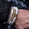Roman Royal Pulseiras Bracelets - Beaded - Roman - Bracelet - White - Bangle