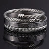 Royal Cable Bracelets - Black - Bracelet - Royal - Silver - Roman