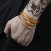 Royal Cable Bracelets - Roman - Silver - Gold - Royal - Black