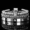 Royal Crystal Bracelets - Black - Silver - Bangle - Gold - Royal