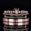 Royal Deluxe Bracelets - Beaded - Bangle - Bracelet - Roman - Black