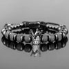 Royal King Beaded Bracelet (10 pcs) - Bracelet - Royal - Double - Black - Stylish