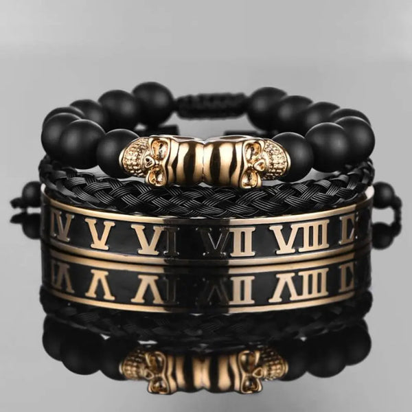 Skull Deluxe Bracelet Set