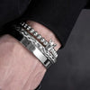 Smooth Crown Bracelets - Bracelet - Beaded - Silver - Gold - Bangle