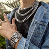 Titanium Steel Bracelet or Necklace - Gold - Necklace - Steel - Silver - Cuban