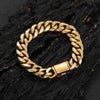 Titanium Steel Bracelet or Necklace - Timeless - Cuban - Necklace - Bracelet - Gold